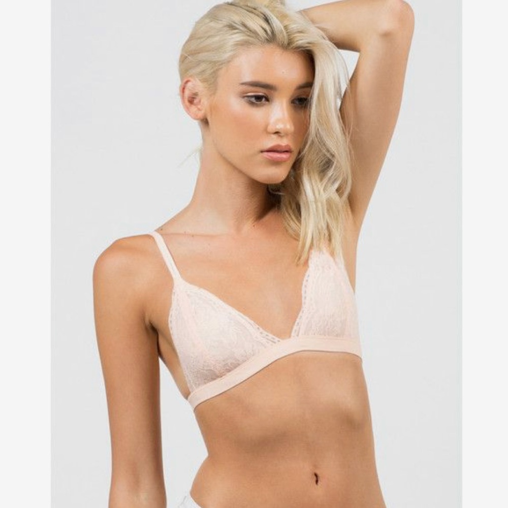 Tan bralette m/l fits smaller ANEMONE
